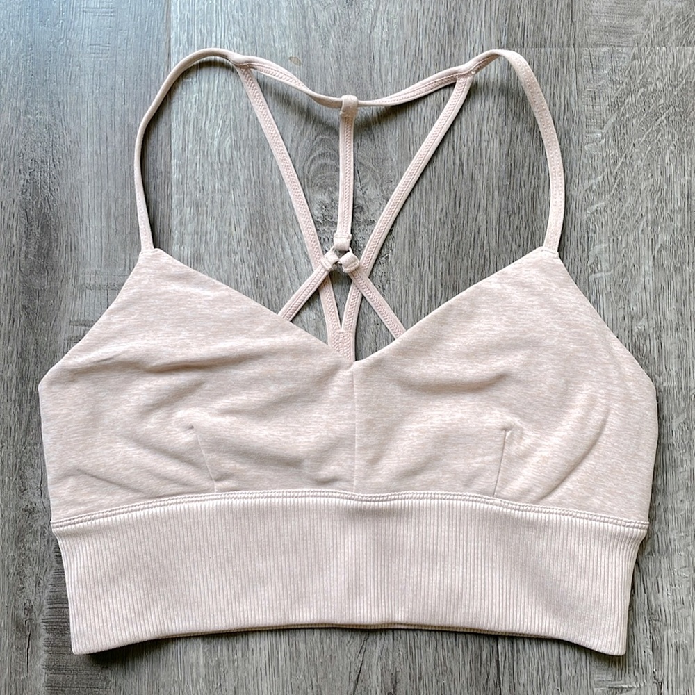 ALO Yoga Light Pink Sports Bra